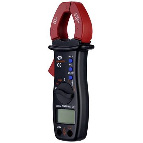 REV Digital Stromzange CAT II - 250 V Amperemeter mit 4-stelligem Display