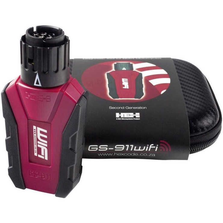 Hex Code GS-911wifi Rundstecker - VIN Diagnosetool für BMW Motorräder | KFZ Diagnosegeräte