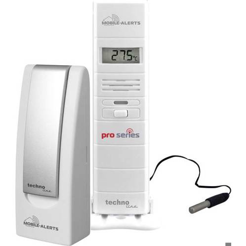 Techno Line Innen-Außen-Thermometer in Weiß