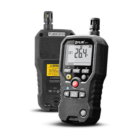 MR77-NIST Thermo-Hygrometer mit IR-Thermometer – Meterlink Feuchte & Druck mit NIST Kalibrierzertifikat