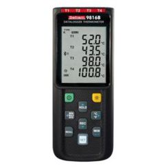 Sefram Digital Thermometer SEFRAM9816B - Tischthermometer 4-Kanal bis +1767°C - Messelemente Typ E, J, K, N, R, S, T