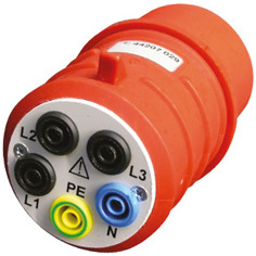 Drehfeldadapter 16A - Erdungsmessgerät für sichere elektrische Prüfungen