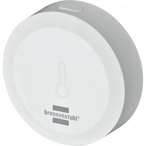 brennenstuhl® Connect Zigbee Temperatur- und Feuchtigkeitssensor TFS CZ 01 | Smartes Temperatur- und Feuchtigkeitsmessgerät | Benachrichtigung auf Ihr Handy | Ideal für Smart Home | Kostenlose App