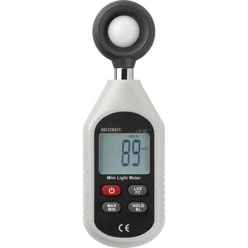 VOLTCRAFT LX-10 Luxmeter - Präzisionsmessgerät 0 bis 199900 lx