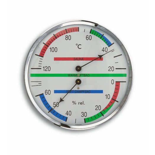 Sauna- und Dampfbadthermo-Hygrometer