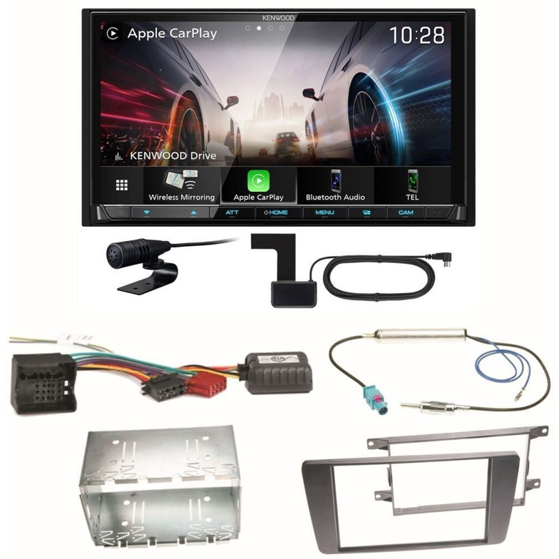Kenwood DMX8021DABS - Doppel-DIN Radio Einbauset für Skoda Octavia 2 & Yeti 5L mit Android Auto & CarPlay
