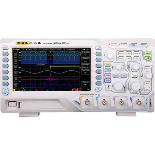Rigol DS1054Z 4-Kanal Digital-Oszilloskop - 50 MHz, 1 GSa/s, 24 Mpts, 8 Bit DSO