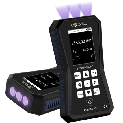 PCE-LES 103UV-385 UV-Stroboskop - Perfekte Beleuchtung für Partys und Events