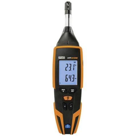 Präzisions-Thermo-Hygrometer für Temperatur, Luftfeuchtigkeit und Taupunkt