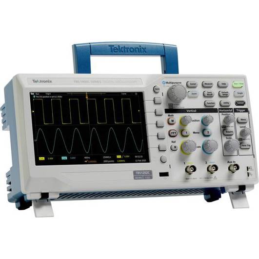 Tektronix TBS1052C Digital-Oszilloskop – 50 MHz, 1 GSa/s, 20 kpts, 8 Bit – Ideal für Elektronik-Profis