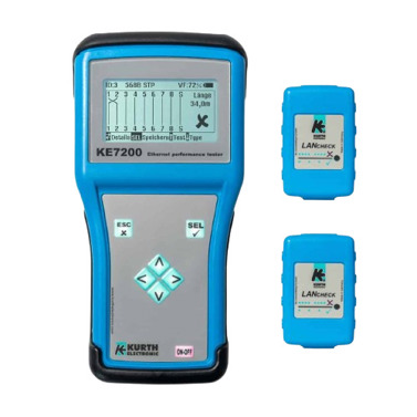 KE7200 Netzwerktester mit Speicherfunktion - Hochpräzises LAN Prüfgerät