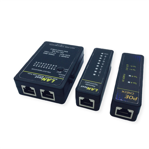 VALUE LANtest Multi-Network Kabel- und PoE-Tester - Profi LAN Prüfgerät