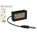 Digitales Einbauthermometer mit Temperaturfühler - Ideal für Innen und Außen