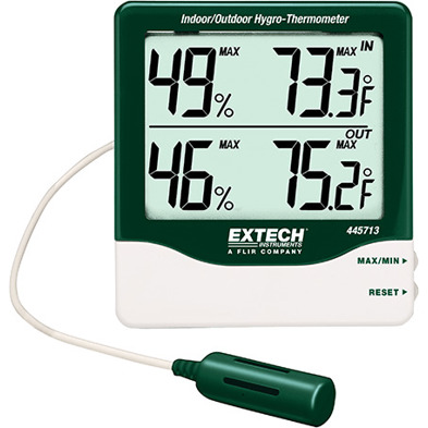 Extech Hygro-Thermometer 445713 - Präzise Innen- und Außentemperaturmessung