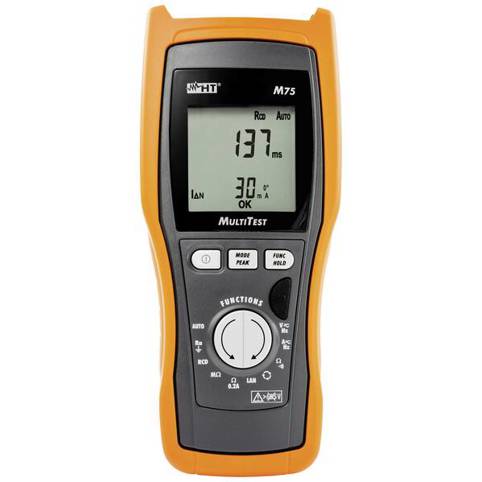 Digitales Multimeter TRMS und VDE 0100 LAN-Prüfgerät mit integriertem Tester