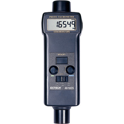 EXTECH 461825 Stroboskop/Tachometer - Digitale Geschwindigkeits- und Drehzahlerfassung