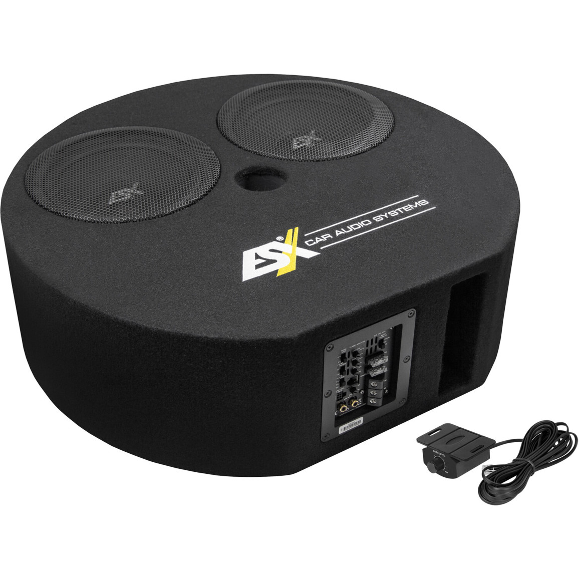 ESX Active Dual Bassreflex System DBX800A - Hochleistungs Auto Subwoofer