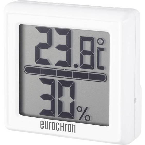 Eurochron ETH 5500 Thermo-Hygrometer in Weiß – Präzise Temperatur- und Luftfeuchtigkeitsmessung